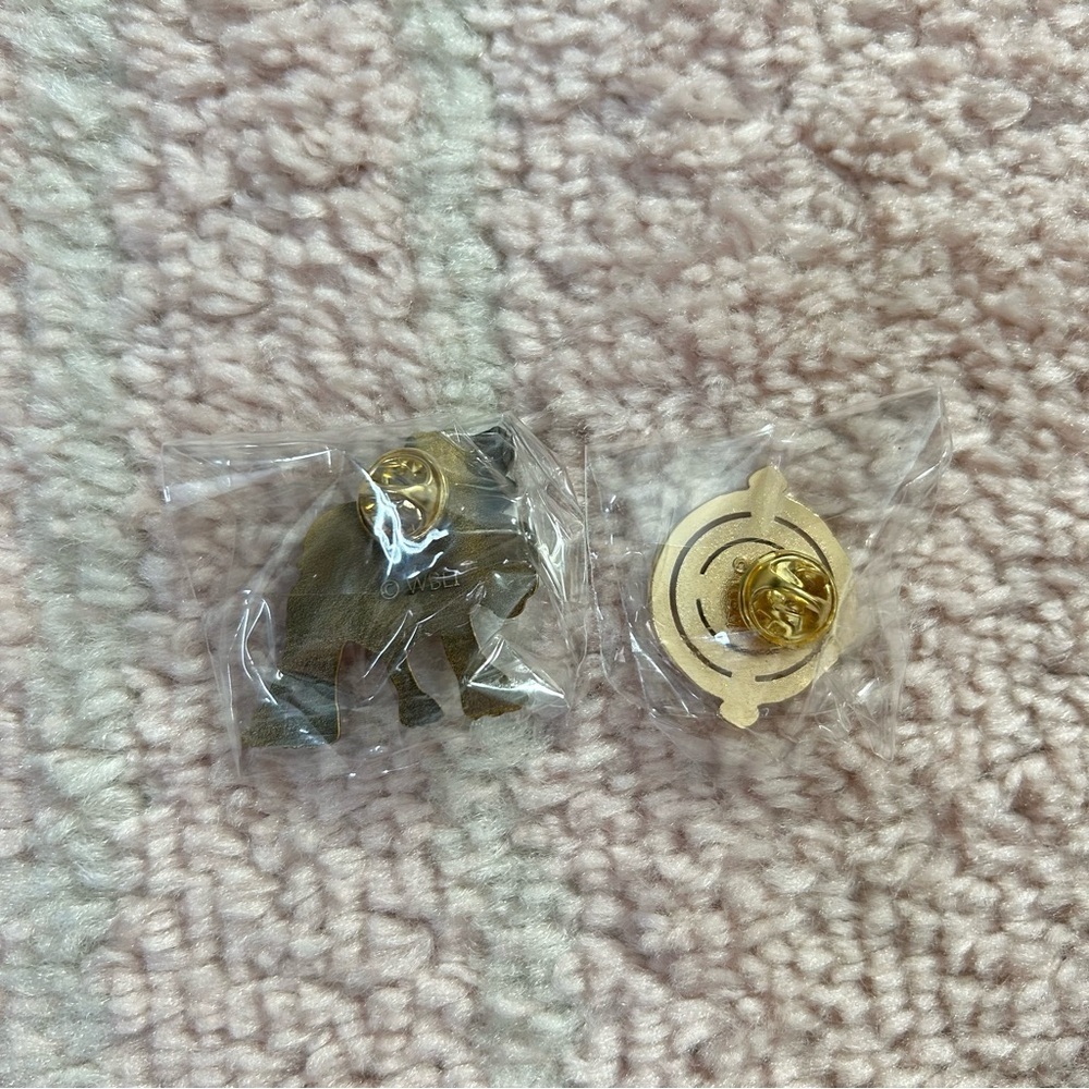 NEW Harry Potter Fluffy and Time Turner Pin Set from Tokyo Japan - Picture 6 of 9